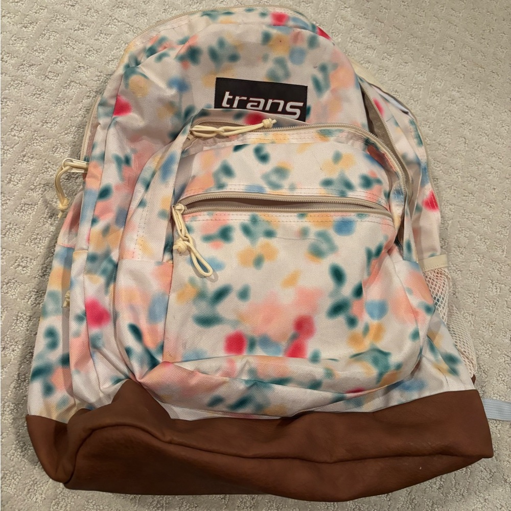 Girls Jansport Backpack | Multi-Color | Triple Compartment | Pre-loved